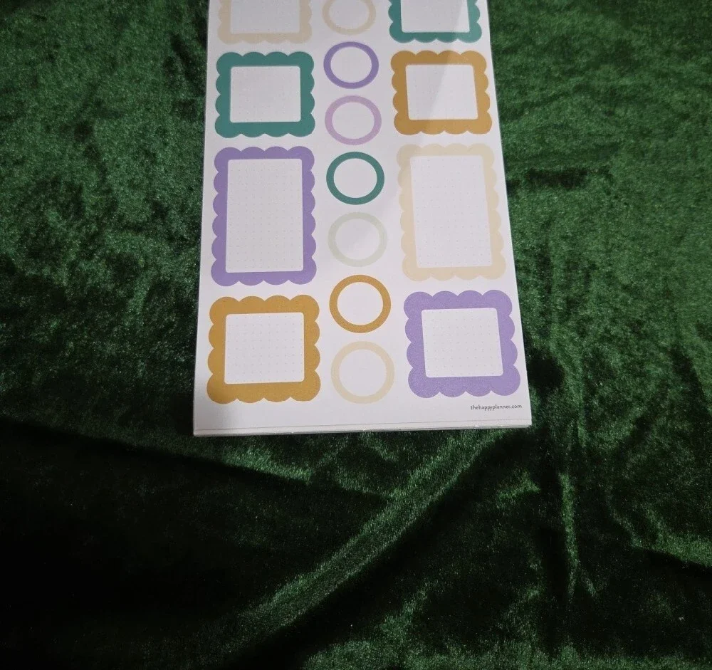 Brand New Happy Planner Classic Sticker Sheets - Pink, Purple & Teal Accents